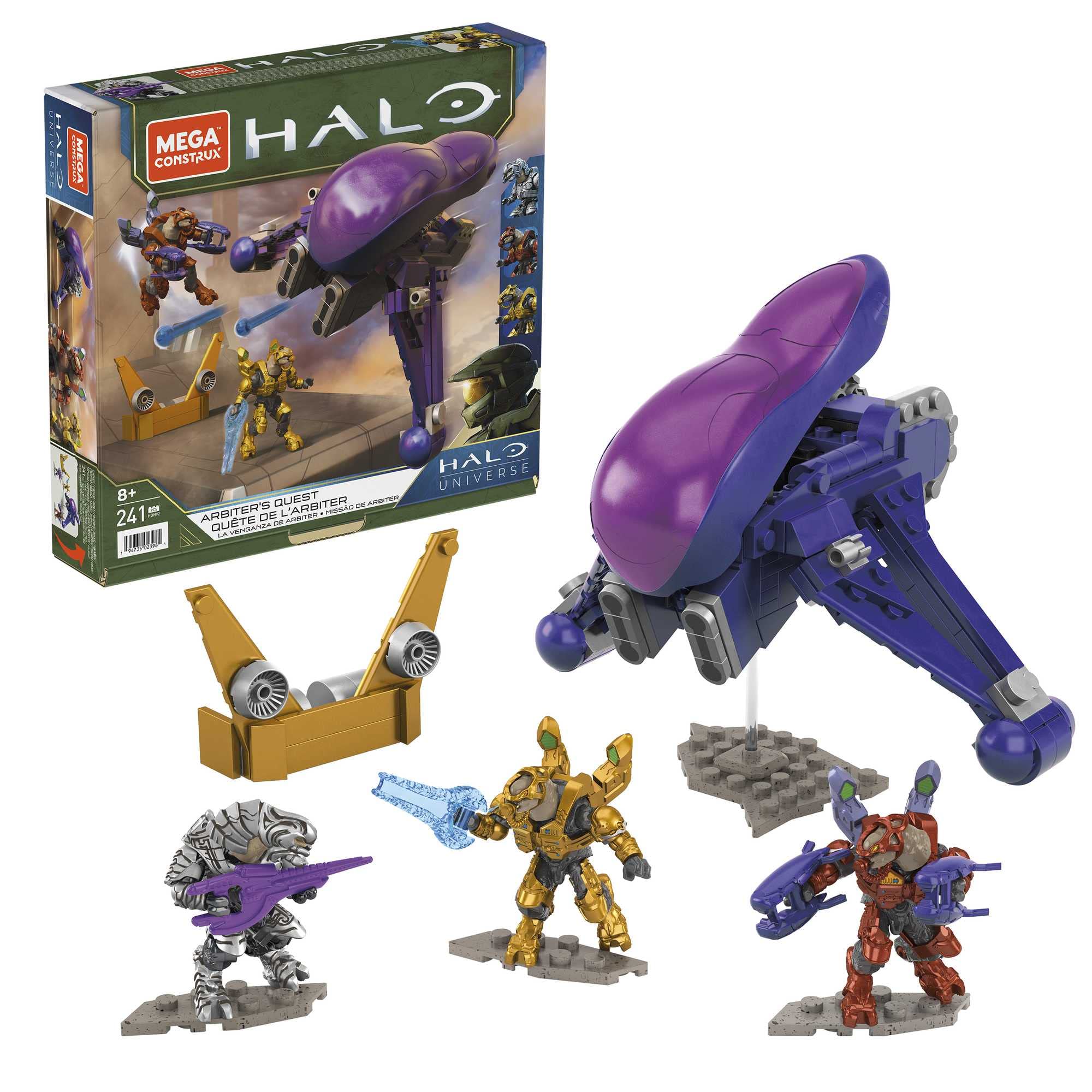 ​MEGA Halo Arbiter's Quest Banshee Vehicle Halo Infinite Construction Set, Building Toys for Boys​