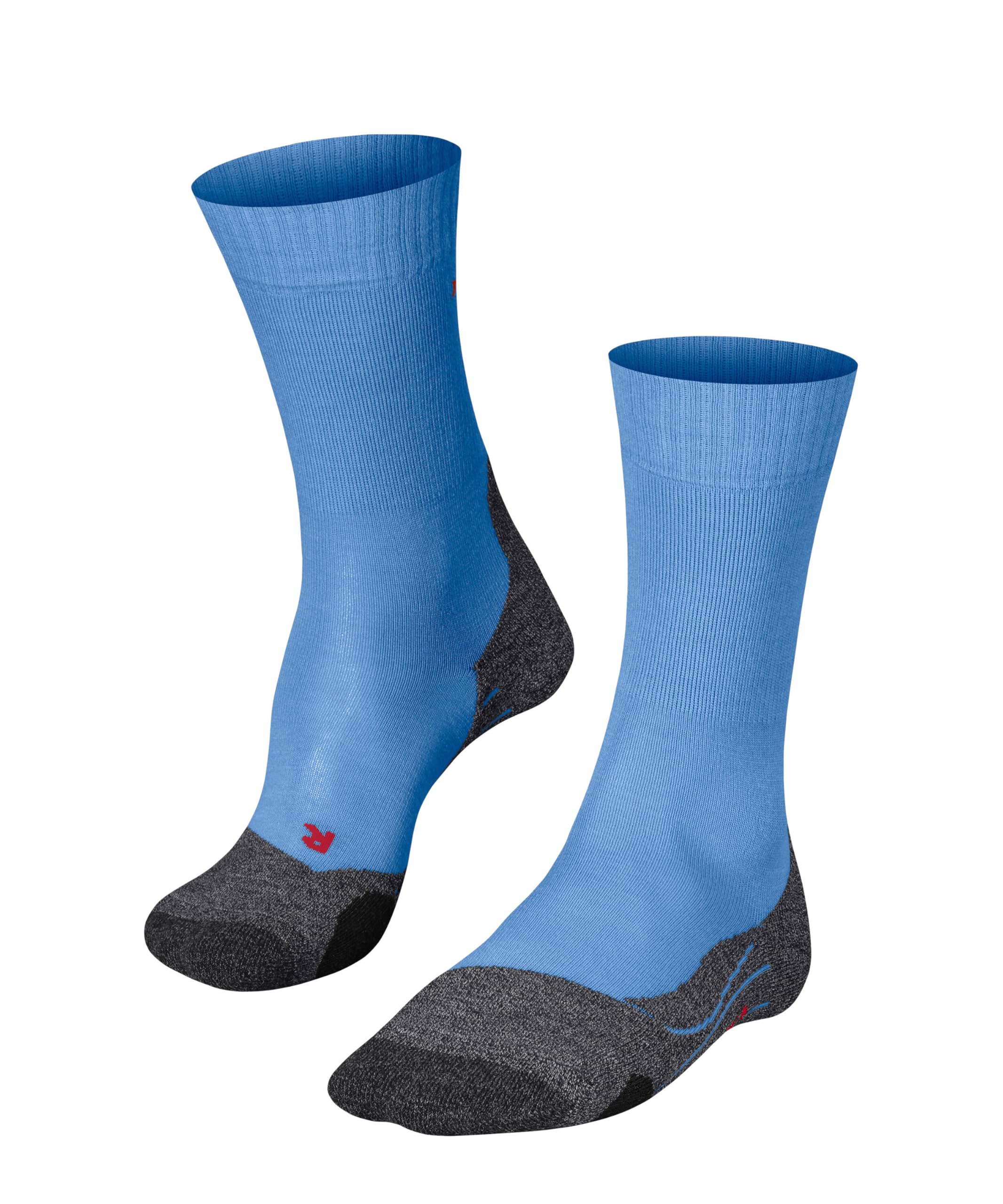 FALKE Herren Wandersocken TK2 Explore M So Wolle Funktionsmaterial antiblasen dick 1 Paar, Blau Blue Note 6545, 39-41