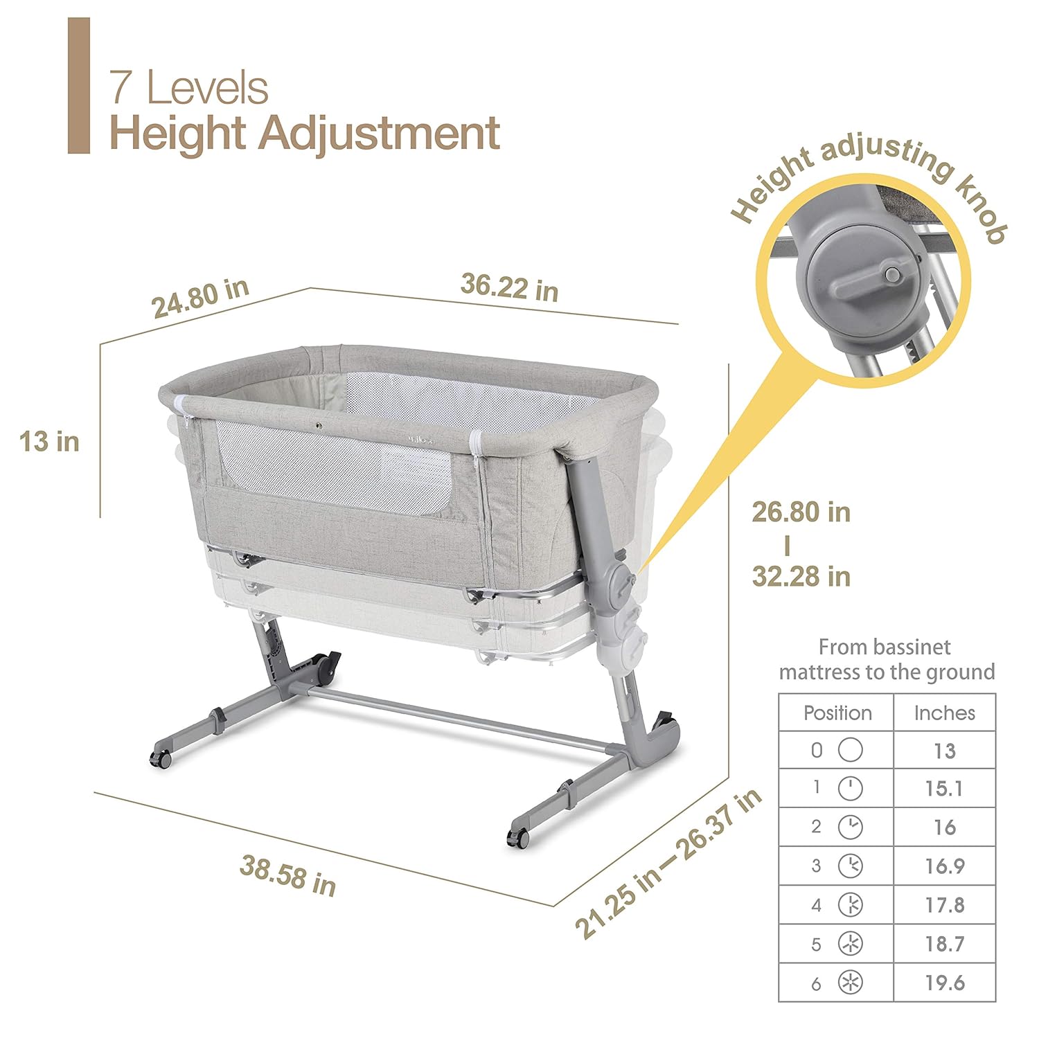 unilove bedside sleeper