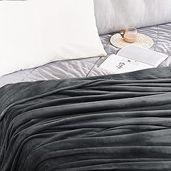 NICETOWN Soft Blanket King Size Fleece Warm Fuzzy