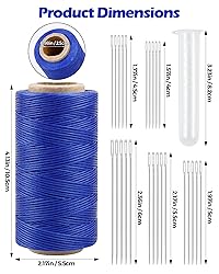 Leather Upholstery Sewing Waxed Thread: PLANTIONAL