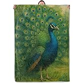 Peacock Blanket Gifts for Women Adults, Soft Warm Lightweight Flannel Throw Blankets for Camping Bedroom Living Room Home Sofa Travel Decor 50" x 60"