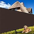 Shade&Beyond 3' X 10' Fence Privacy Screen Heavy Duty 170 GSM Fencing Mesh Shade Net Cover for Wall Garden Back Yard Outdoor Home Decoration, Brown