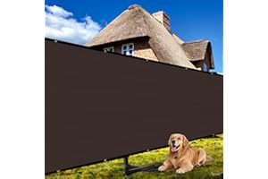 Shade&Beyond 6' X 50' Fence Privacy Screen Heavy Duty 170 GSM Fencing Mesh Shade Net Cover for Wall Garden Back Yard Outdoor 