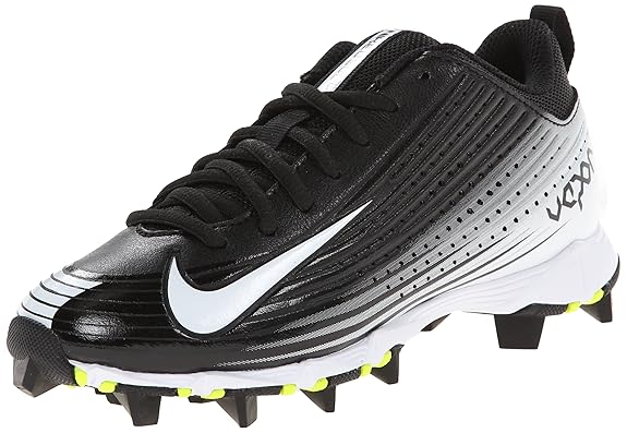 Nike Boy's Vapor Keystone 2 Low-Cut Baseball Cleats (Black/White, Numeric_3_Point_5): Buy Online 