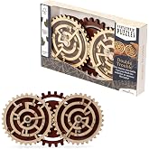 Constantin Double Trouble Wooden Puzzle Brainteaser from Recent Toys - Solve Two Mazes - for Ages 14 and Up