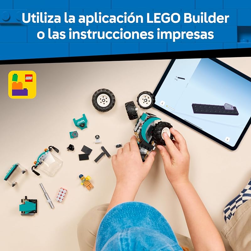 City Tractor de Juguete - Maqueta de Vehículo Agrícola y de Granja con Mifigura de Agricultor - Regalo de Cumpleaños para Niños de 6+ Años y Aficionados a la Ingeniería - 60498