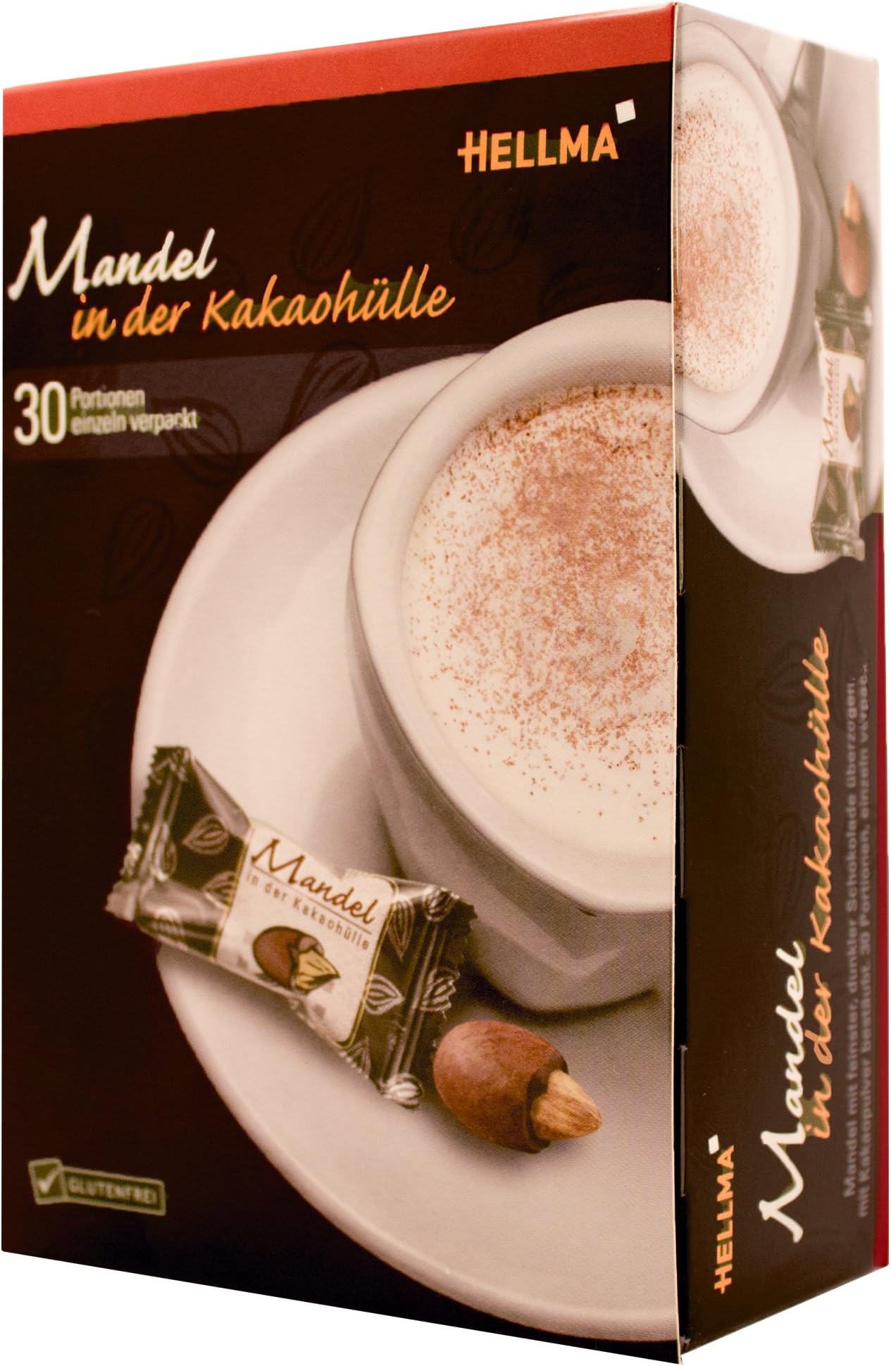 HELLMA 70101525 Almonds in Cocoa Cover Genie Áer Box