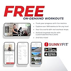 Sunny Health & Fitness Smart Compact Magnetic