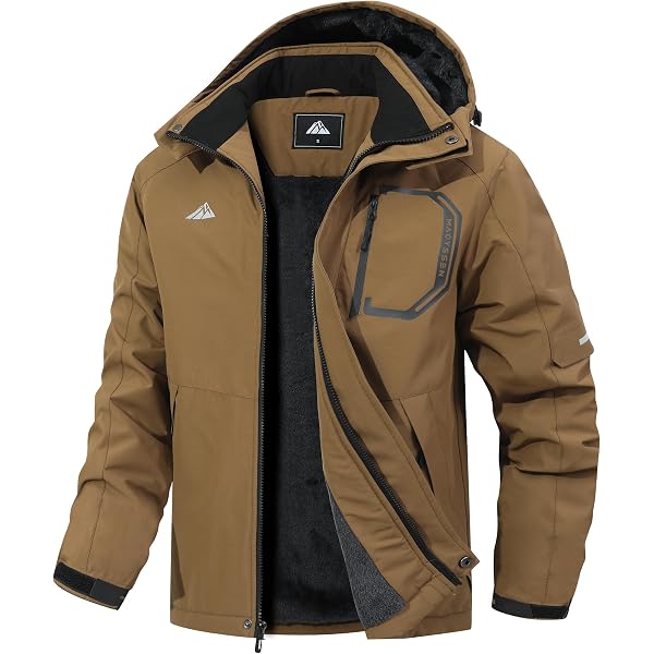 Amazon.com: Jsslaik Men's Thermal Waterproof Windproof Jacket