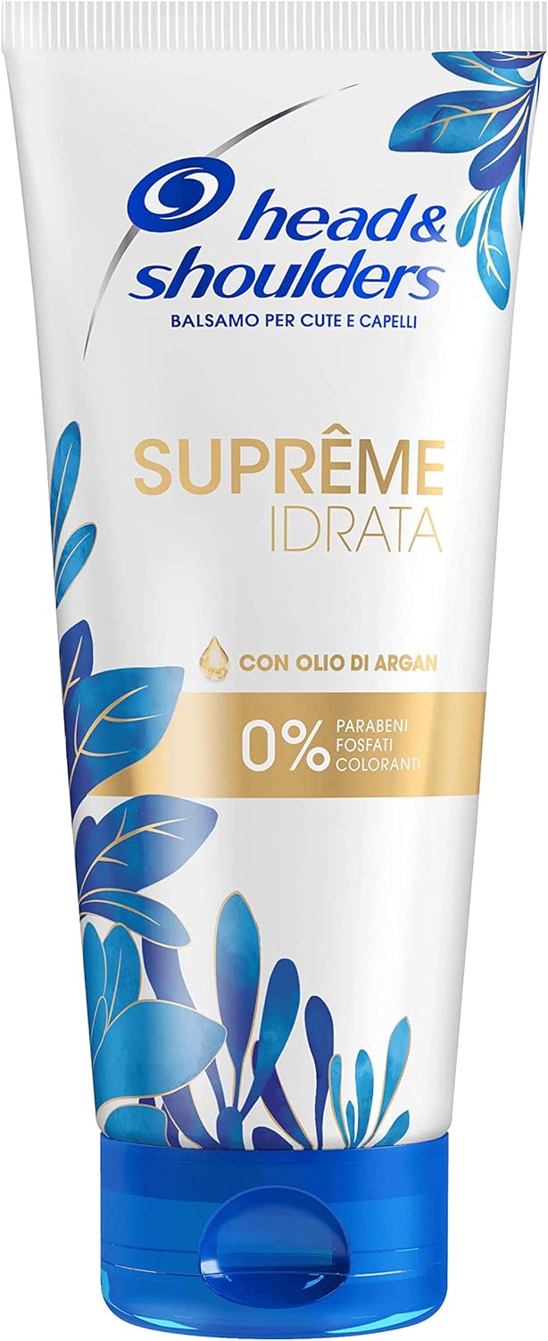 Head & Shoulders Suprême Anti-Dandruff Conditioner with Argan Oil for Skin and Hair with Sublimating Ingredients, 220 ml