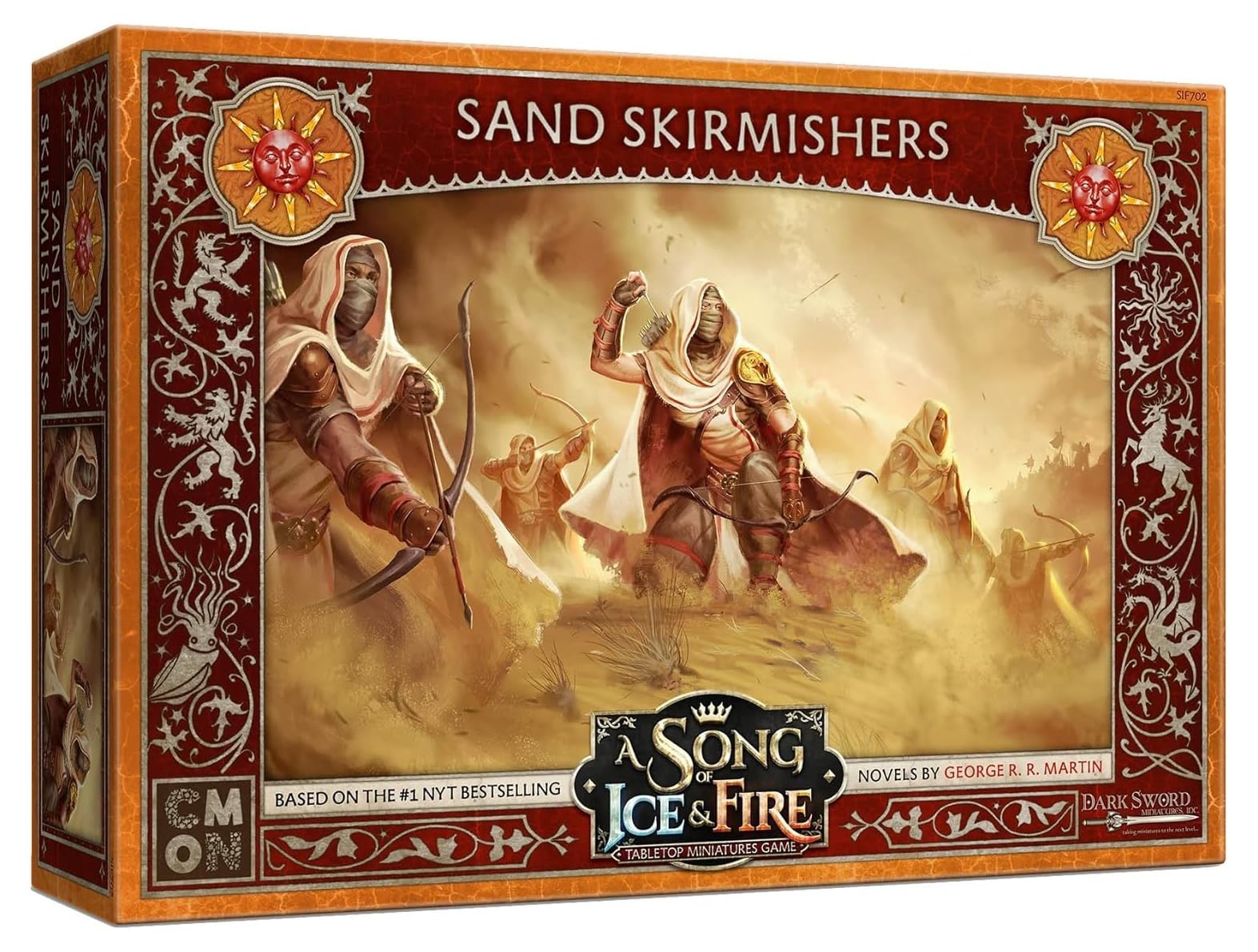 Cmon A Song of Ice and Fire Tabletop Miniatures Game Sand Skirmishers Unit Box | Strategy Game for Teens and Adults | Ages 14+ | 2+ Players | Average Playtime 45-60 Minutes, Multicolor (SIF702)