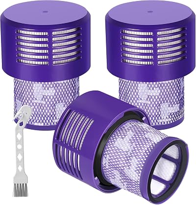 Whekeosh 3Pack Dyson V10 Filter Replacement Pre Filter 969082-01