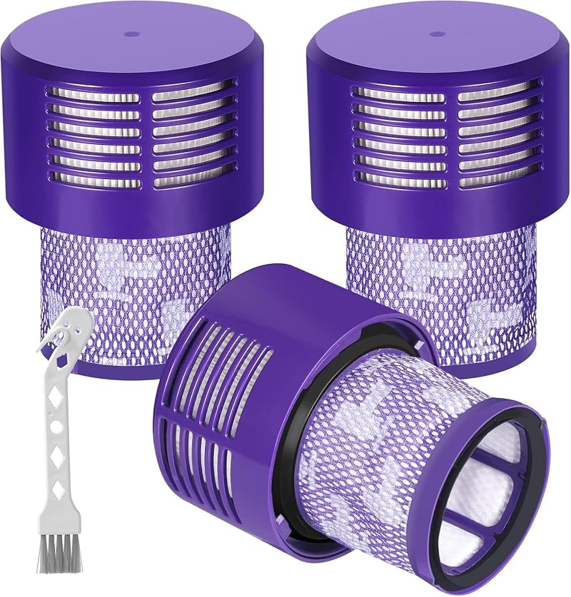 Whekeosh 3Pack Dyson V10 Filter Replacement Pre Filter 969082-01