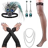 Cridoz Flapper Accessories for Women - 1920s Gatsby & Roaring 20s Style