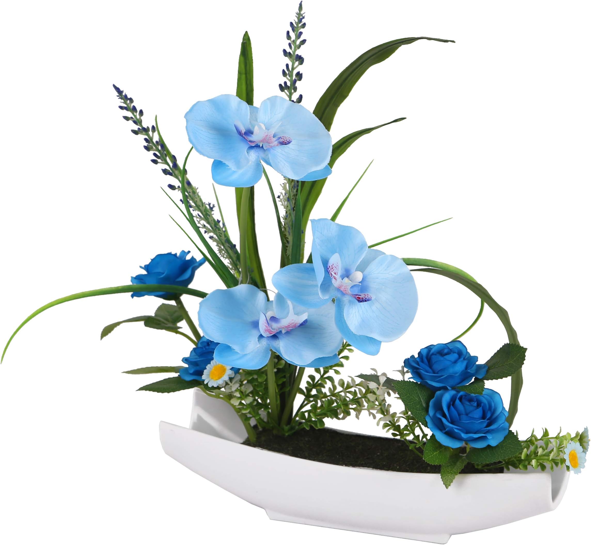 National Tree 15" Orchid Flowers, Blue