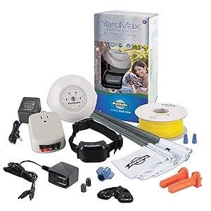 PetSafe YardMax Rechargeable In-Ground Dog and Cat Fence – from the Parent Company of INVISIBLE FENCE Brand – Underground Electric Pet Fence