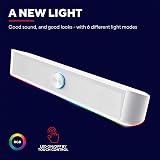 Trust Gaming GXT 619W Thorne PC Soundbar 12W RGB USB Powered White view 4