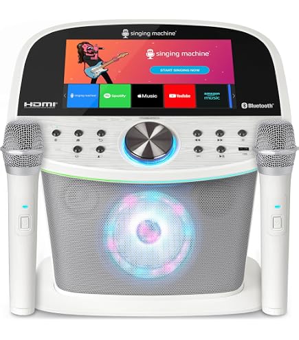 Amazon.com: Singing Machine Wi-Fi Karaoke Hub with 10.1