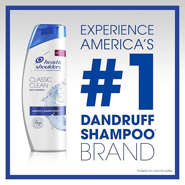 HEAD AND SHOULDERS CLASSIC CLEAN ANTI-DANDRUFF SHAMPOO 8.45 FL OZ