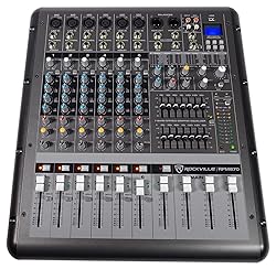 Rockville RPM870 6000w Powered Mixer, 8 Channel, 8