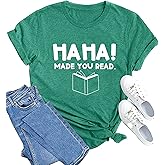 MAIHUN Womens Reading Shirt Read Lover Tshirt Bookworm Tee Top Booklover Short Sleeve