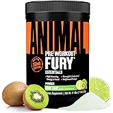 Animal Fury Pre Workout Powder - Kiwi Lime, 350mg Caffeine, BCAA Amino Acids, 2g Beta Alanine, Citrulline & Tyrosine, Energy, Focus, Strength, Endurance, Preworkout for Men & Women, 30 Servings