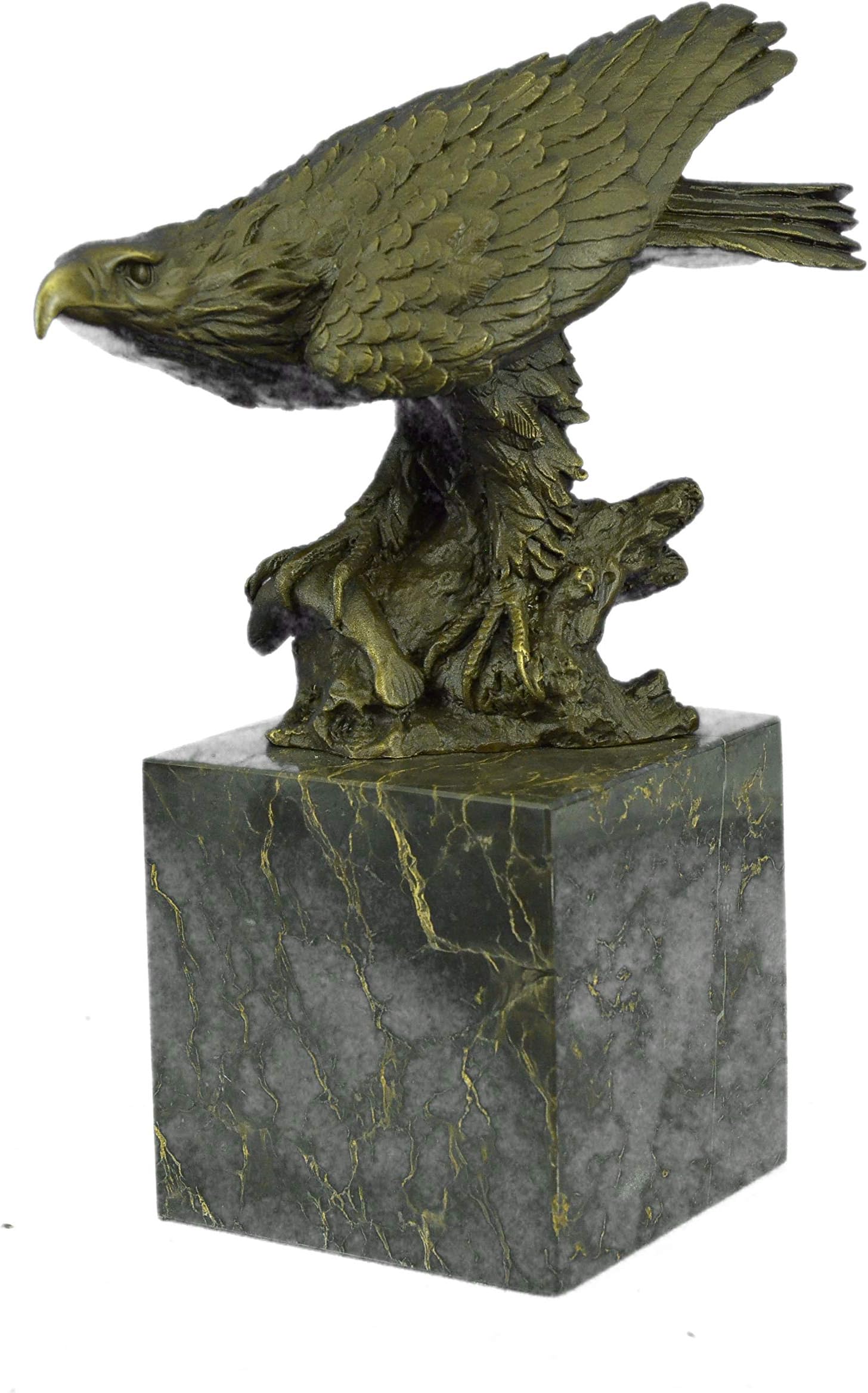 Beautiful Art Deco Vienna Bronze Falcon American Eagle Bronze Sculpture Statue Figurine