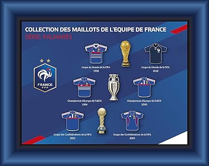 Cadre Palmares De L Equipe De France Avec 6 Pins Maillots Et 3 Pins Trophees Amazon Fr Sports Et Loisirs