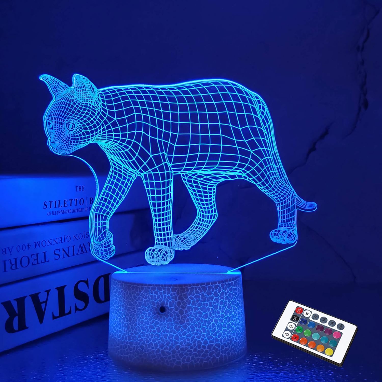 Cat 3D Night Light, Cat Night Light For Girls, Anime 3D