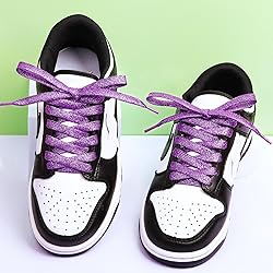 Olukssck 2 Pairs Flat Glitter Shiny Metallic Shoe