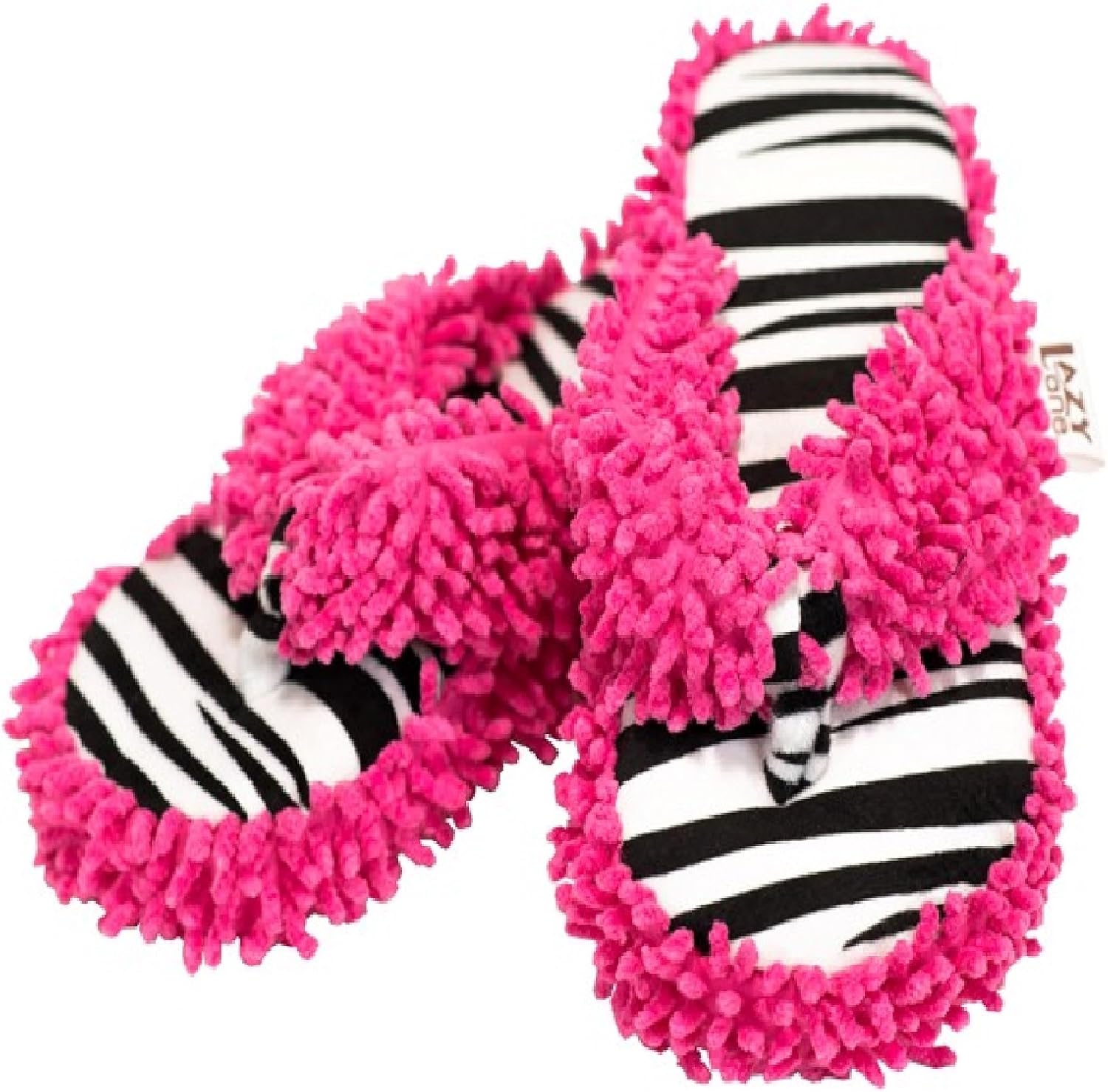 Amazon.com | Lazy One Women's Catching Zzzzz's Zebra Plush Thong Flip Flop Slippers | Slippers