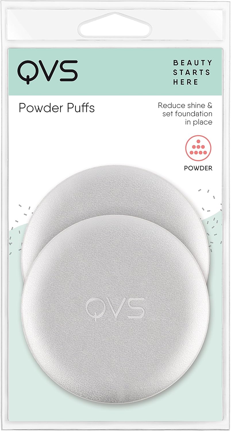 QVS Powder Puffs (Pack of 2) BigaMart