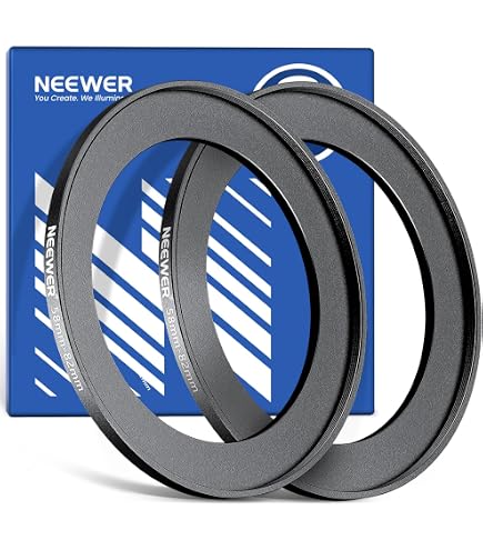 thumbnail image 2 of 2 Pack 58mm Male To Female Step Spacer Tube Filter Extension Ring – For Lens Filters 2 of 5
