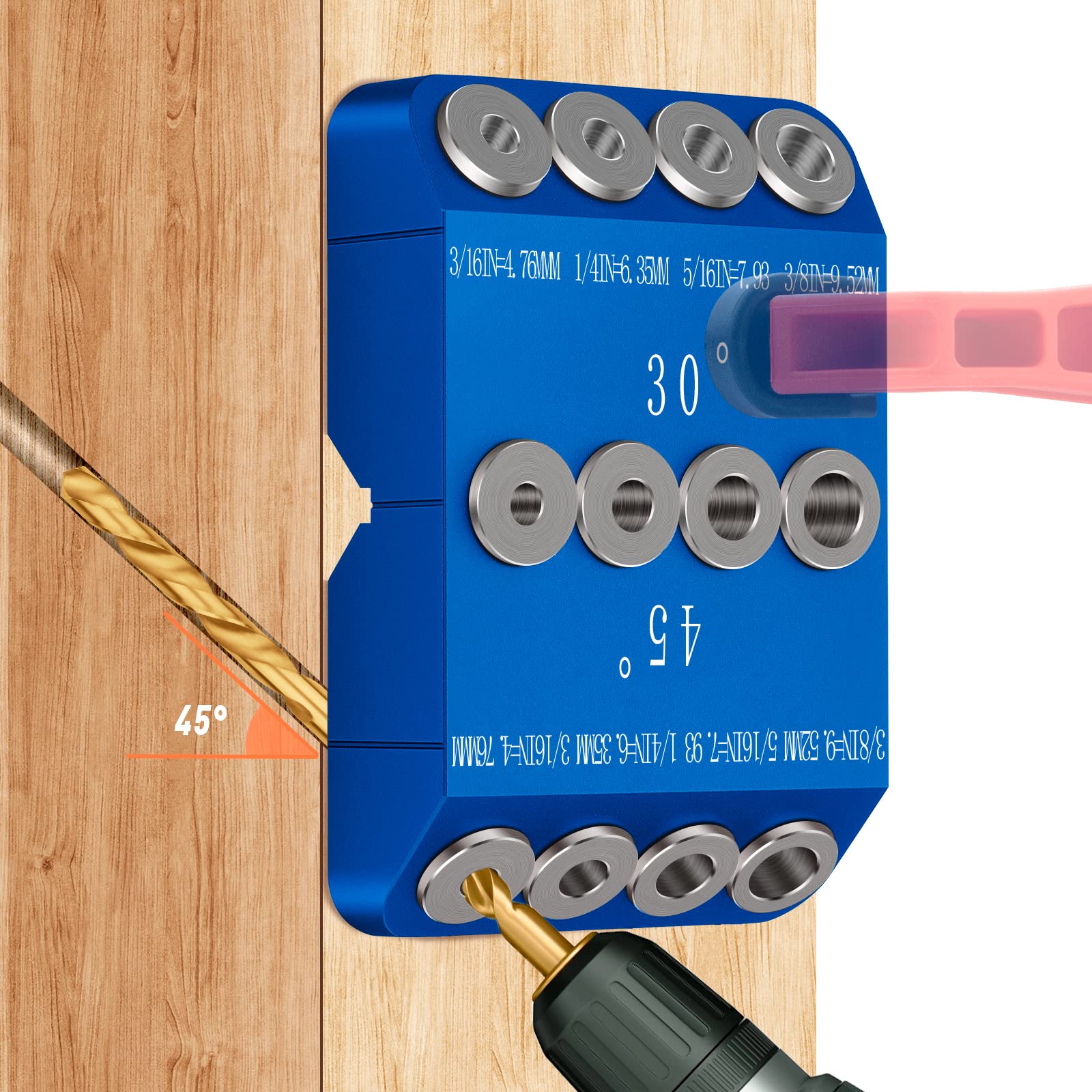 Neitra 30 45 90 Angled Drill Guide Jig for Cable