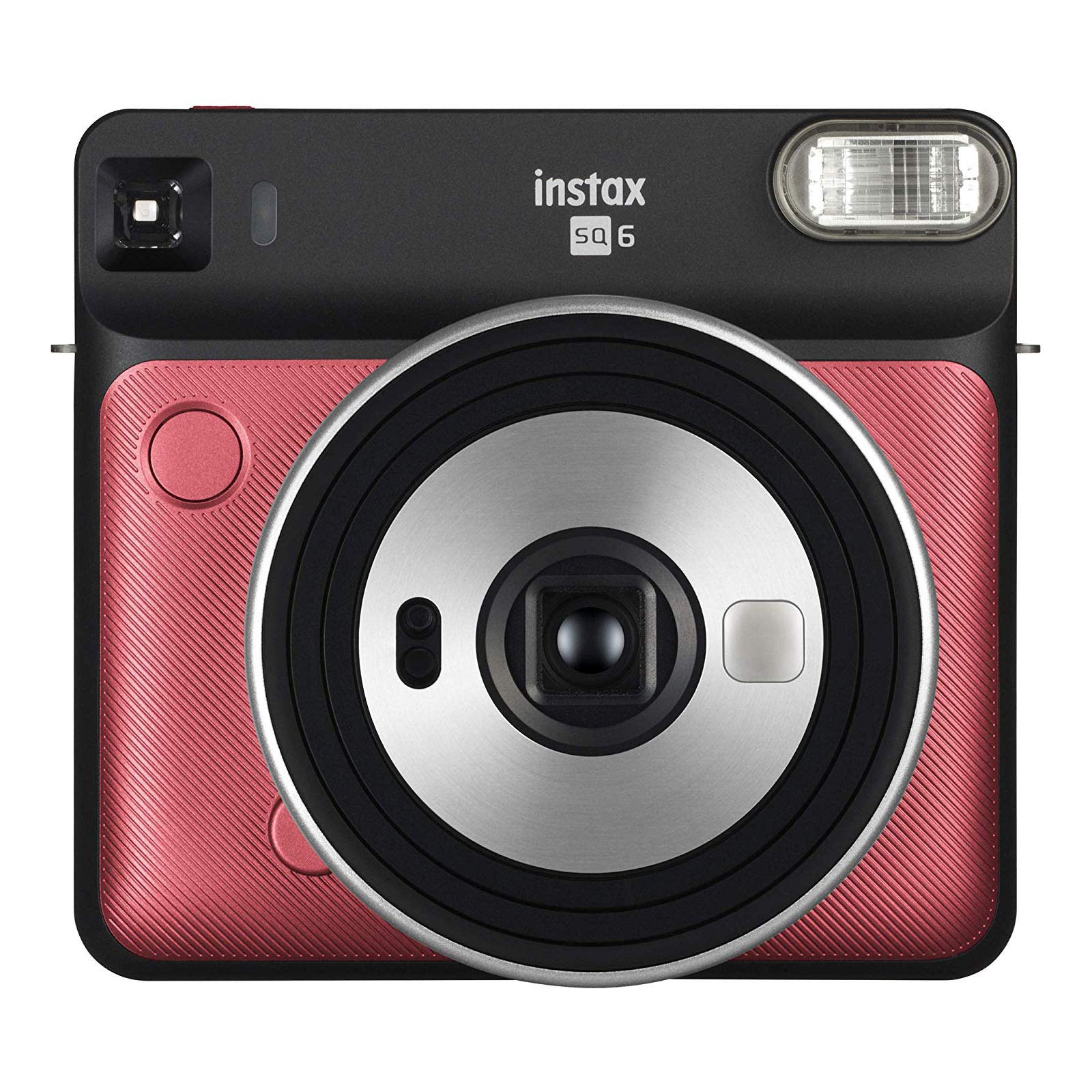 Instax Square SQ6 Instant Camera, 5 Shooting Modes, Inbuilt Flash with Automatic Exposure, Ruby Red
