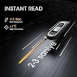 DOQAUS Meat Thermometer 3S Instant Read Backlight Foldable Probe -50°C to 300°C view 2