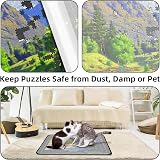 MOZOOSON Jigsaw Puzzle Board 32 x 22in with 6 Sorting Trays and Cover view 3