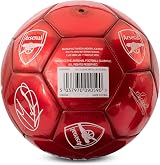 Hy-Pro Arsenal F.C. Classic Signature Football Size 5 Metallic Red view 10