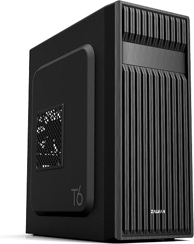 Zalman T6 Black Mid Tower Computer Case ATX Micro ATX Mini ITX USB 3.0