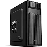 Zalman T6 ATX Mid Tower Computer PC Case, Pre-Installed 120mm Fan, 5.25 ODD, USB 3.0, Patterned Mesh Design, mATX ITX for Gam