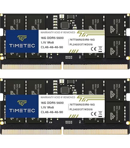 CORSAIR Vengeance SODIMM DDR5 RAM 32GB (2x16GB) Up to 4800MHz CL40