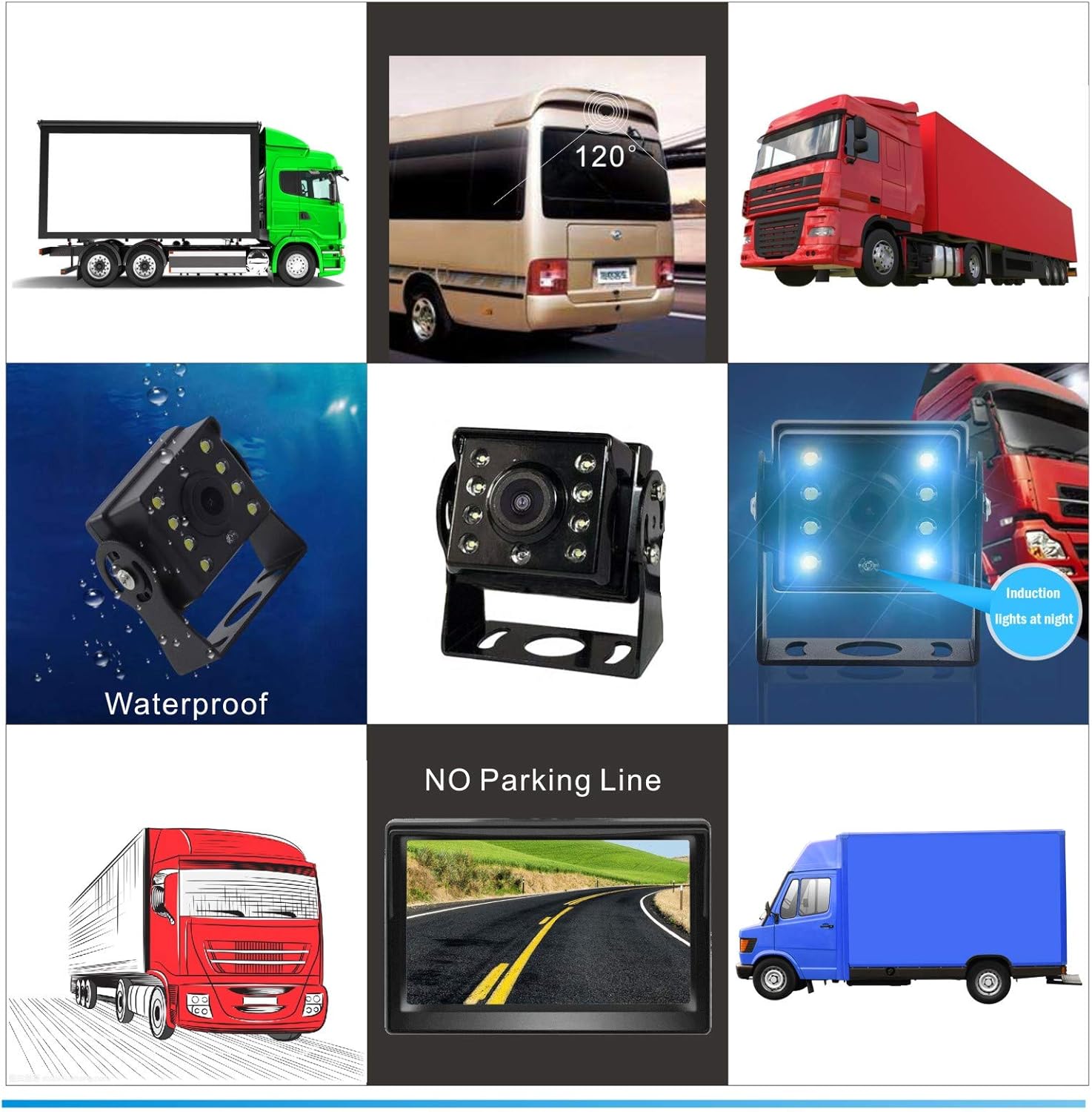 4Pin Car Backup Camera Parking Assistance System - Image 4