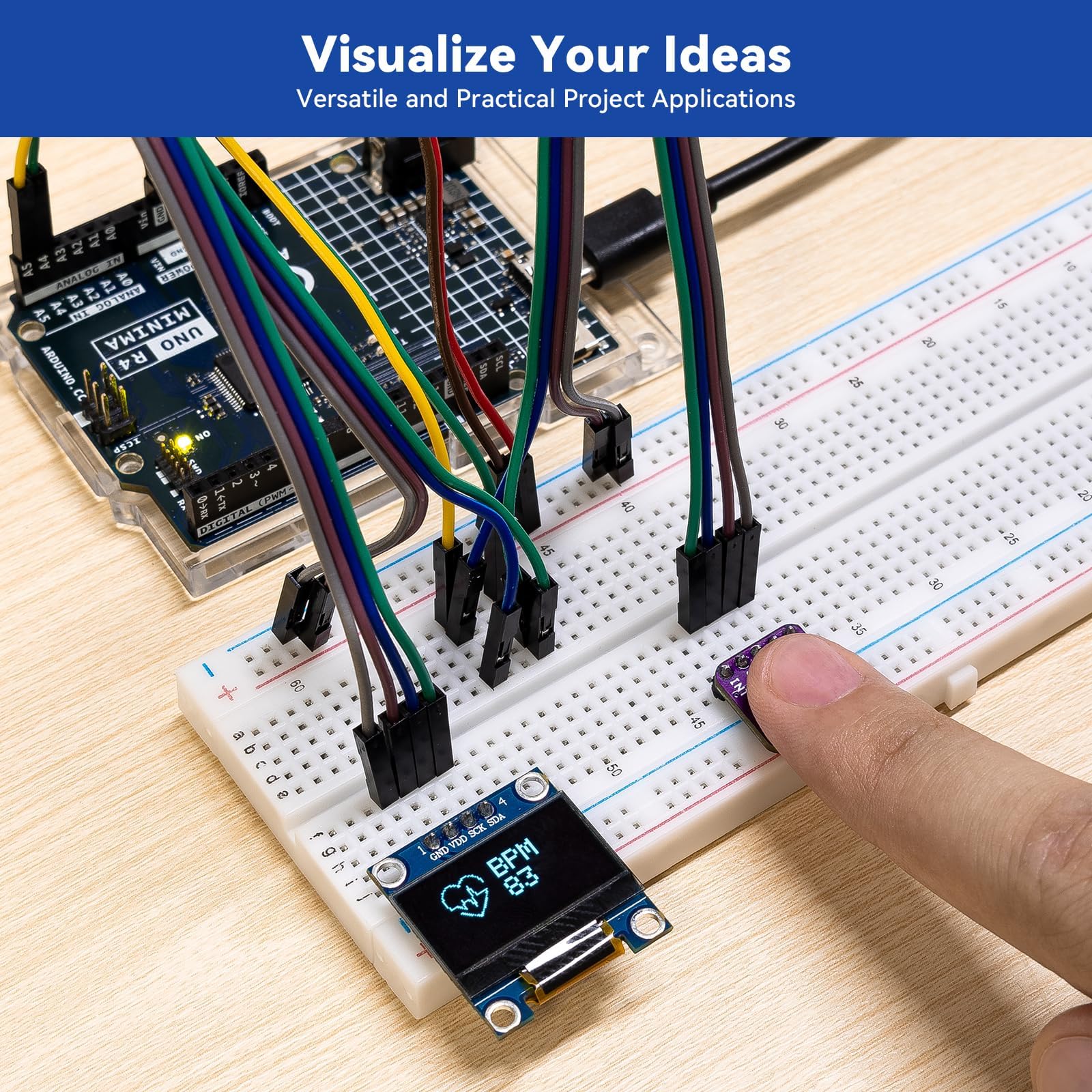 Mua SunFounder Ultimate Sensor Kit with Original Arduino Uno R4 Minima ...