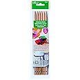 Clover 8440 Fine Weaving Sticks (6-Pack), Brown