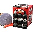 Malco Epic Paint Correction System Kit – Save Time with The Malco 2-in-1 Automotive Polish and Compound Kit/Works with All Dual Action and Orbital Polishers for a Professional Shine (800213)