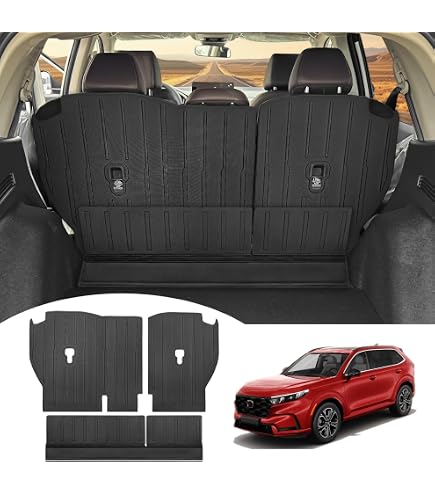 Tapis De Coffre TPE Pour Honda CR-V RW V (10.2018-07.2023) - Imperméable Antidérapant - Mossa