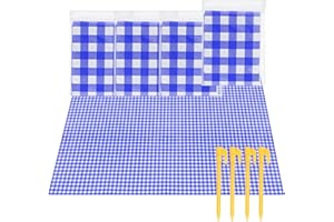 yuuzue 4 Pcs Disposable Outdoor Picnic Blankets 70.9''x70.9'' Portable Pocket Blanket Foldable Waterproof Picnic Mats Sandproof Beach Blanket with Ground Spikes for Beach Travel Hiking Camping