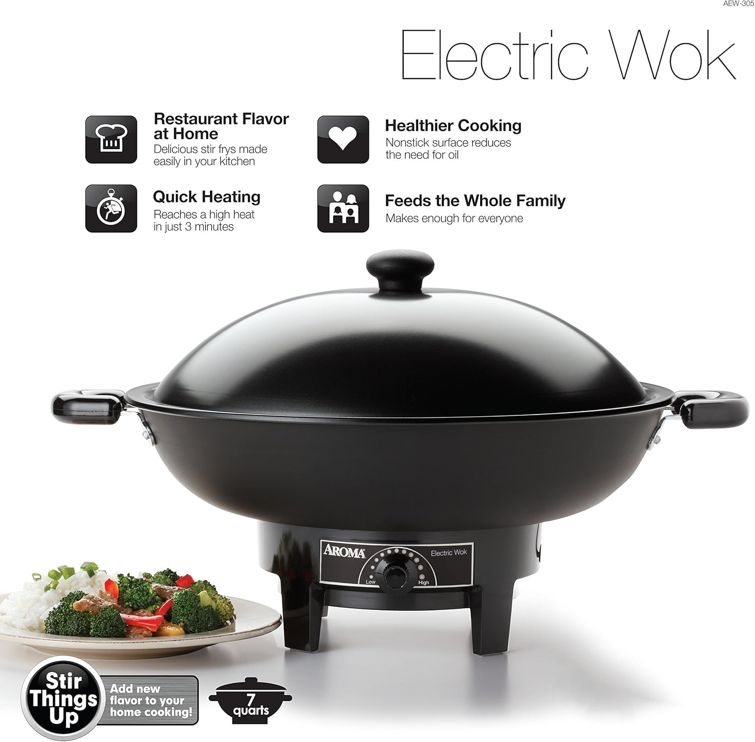 Aroma Housewares AEW305 Electric Wok Review
