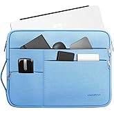 Omnpak Surface Pro 11 Case,13 inch Laptop Sleeve for Surface Pro 12/11/10/9/8/X/7/6/5/4/3 with Multi-Pocket and Side Handle Strap,Water-Resistant Laptop Carrying Bag